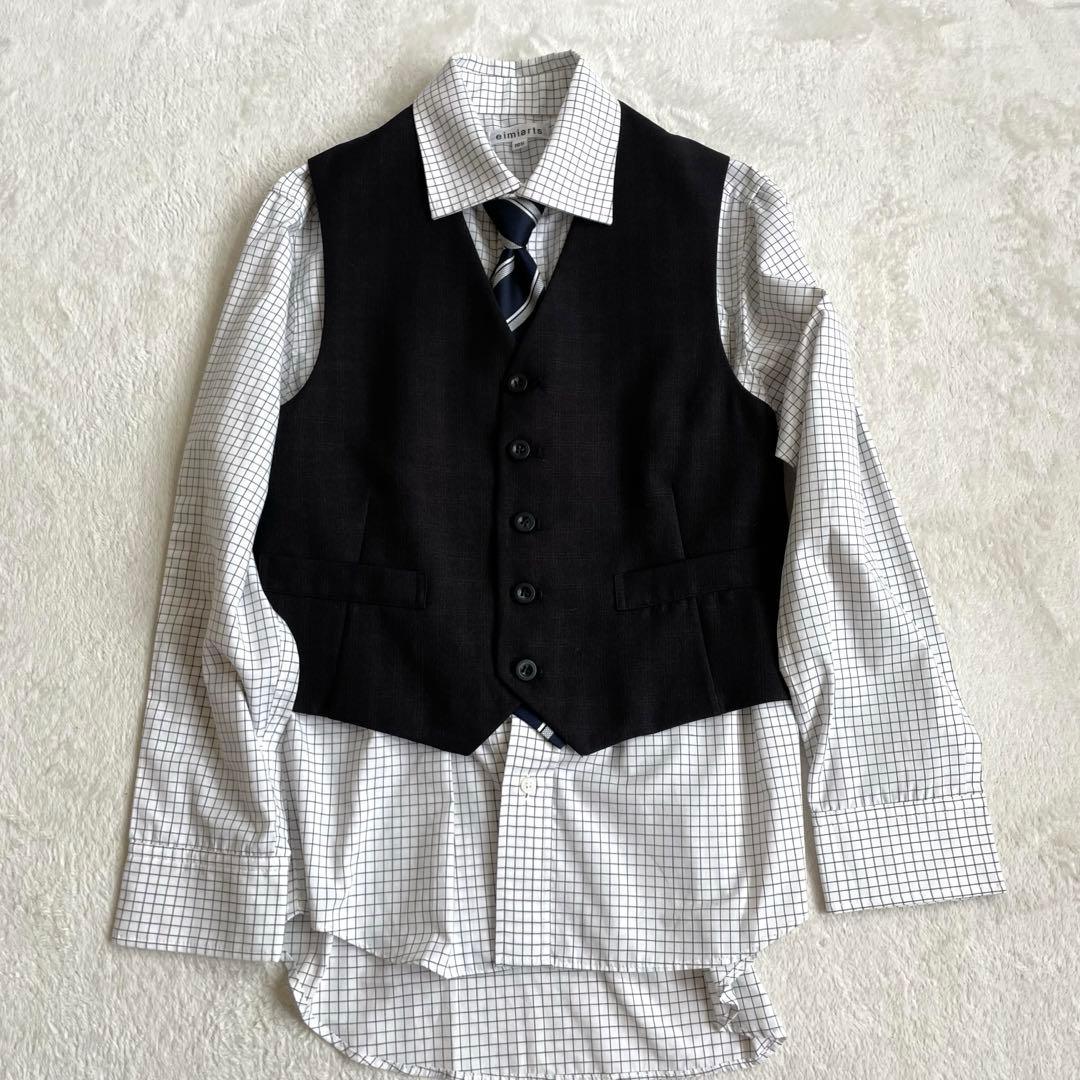 【エイミーアーツ】165㎝/フォーマルセット/6点セット/男児/ダークグレー