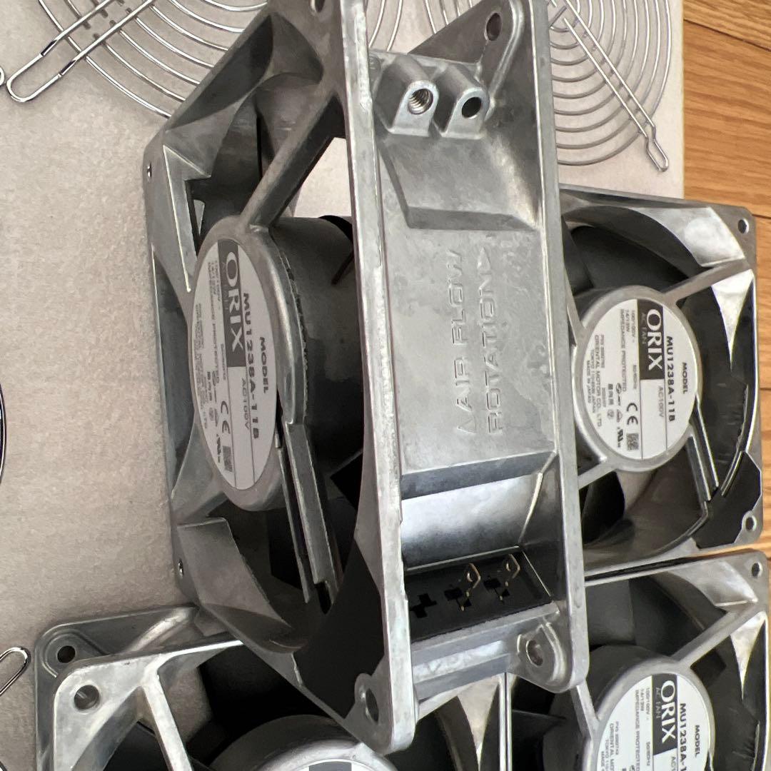 【中古品】ORIX MU1238A-11B ファン 10個セット