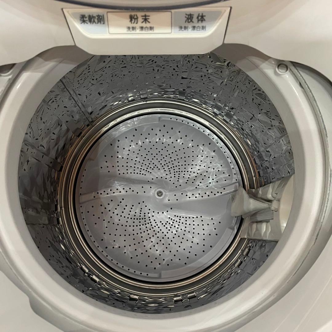 配送設置無料　シャープ　縦型洗濯機　8kg 大容量　21年製