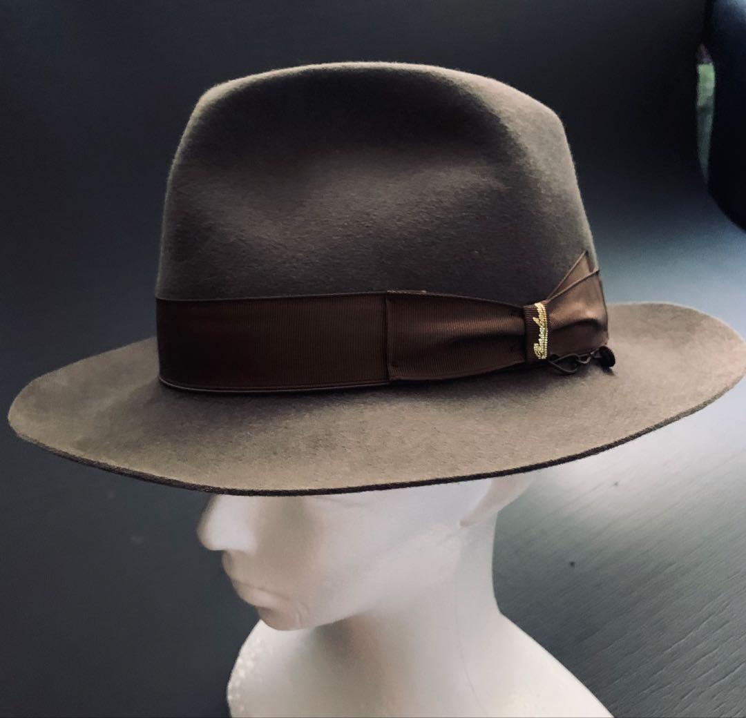 名門Borsalino 極上ライン！ラザートモデル　オールド品　¥10万程