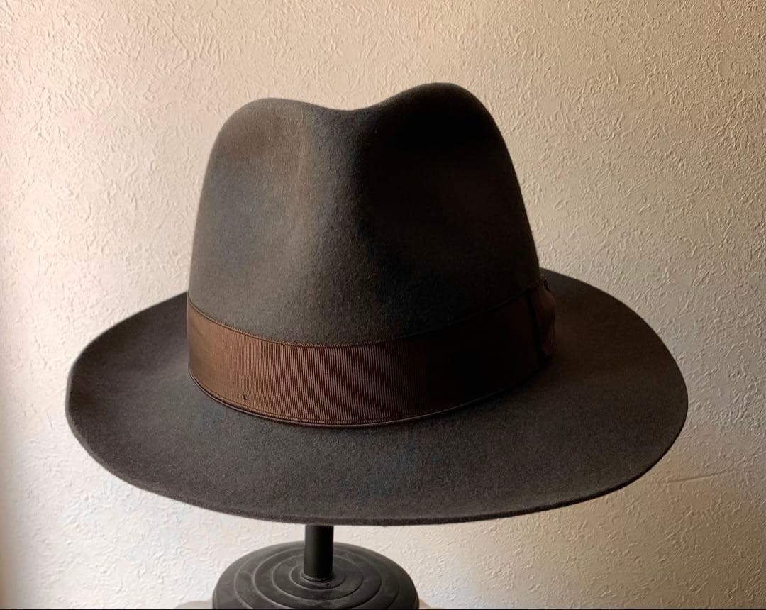 名門Borsalino 極上ライン！ラザートモデル　オールド品　¥10万程