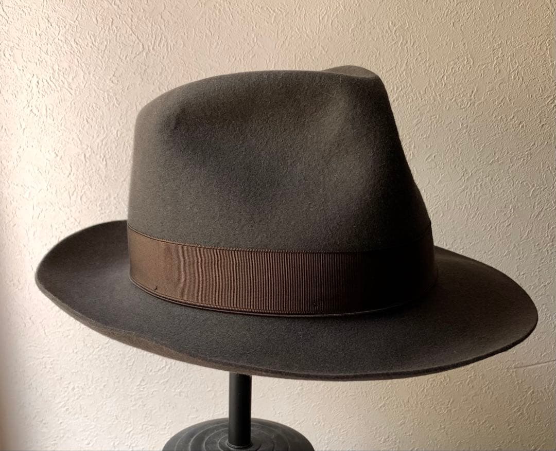 名門Borsalino 極上ライン！ラザートモデル　オールド品　¥10万程