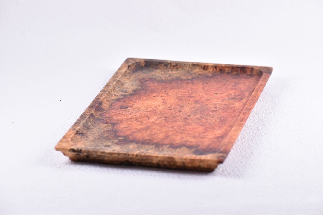 No.327花梨瘤トリコロールのトレー