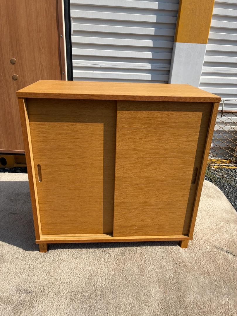 【送料込み】無印良品 キャビネット 引戸 廃盤品