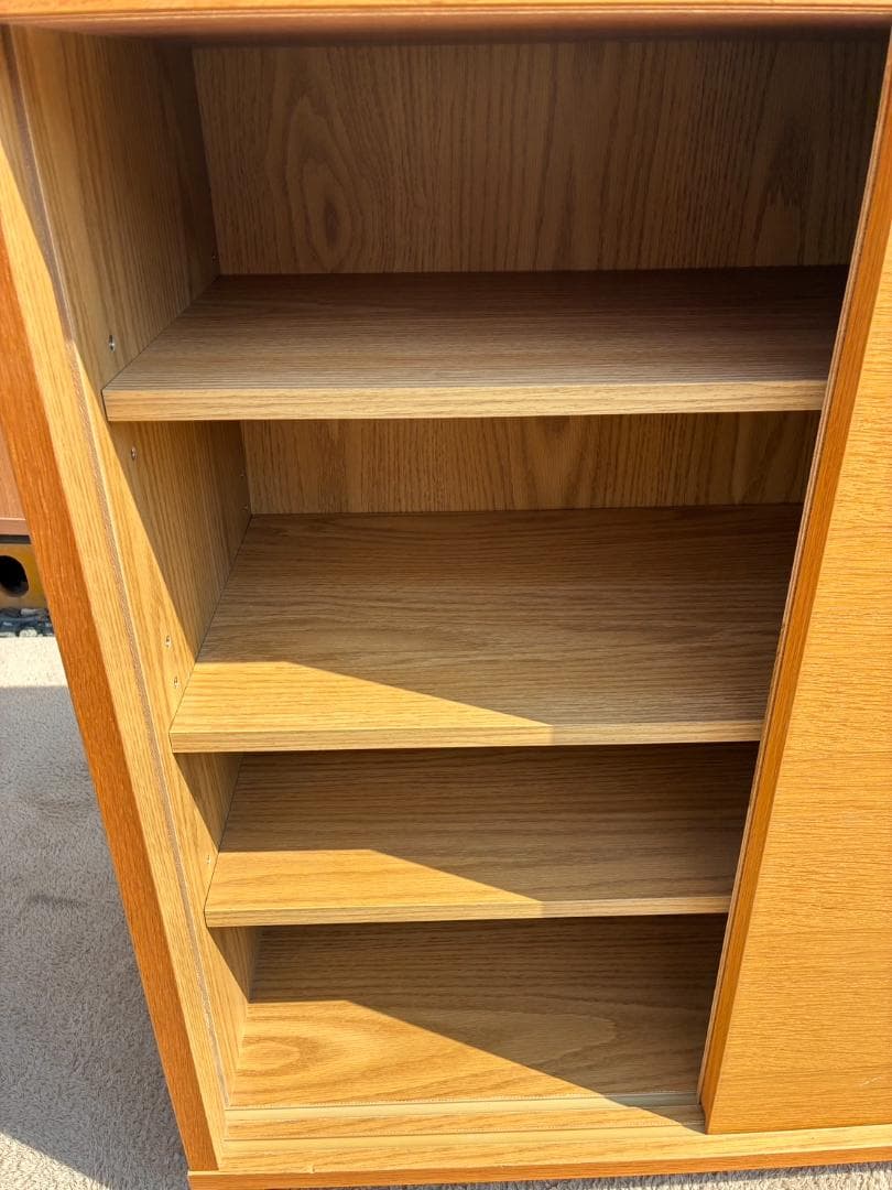 【送料込み】無印良品 キャビネット 引戸 廃盤品