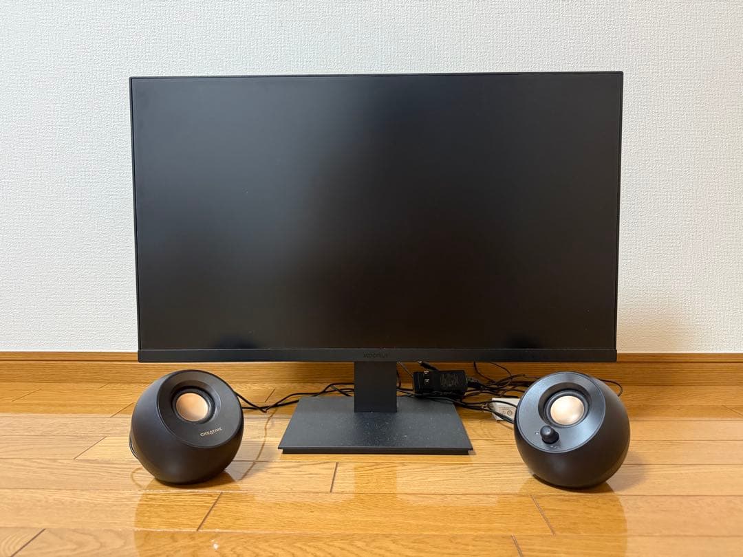 KOORUI 27インチゲーミングモニター スピーカーもつけます！