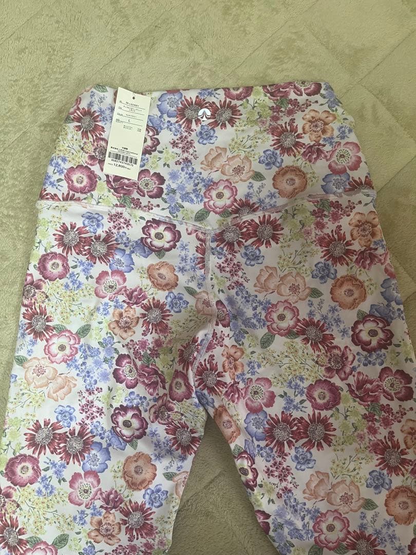 sukala Lサイズ　花柄ハイウエストヨガパンツ