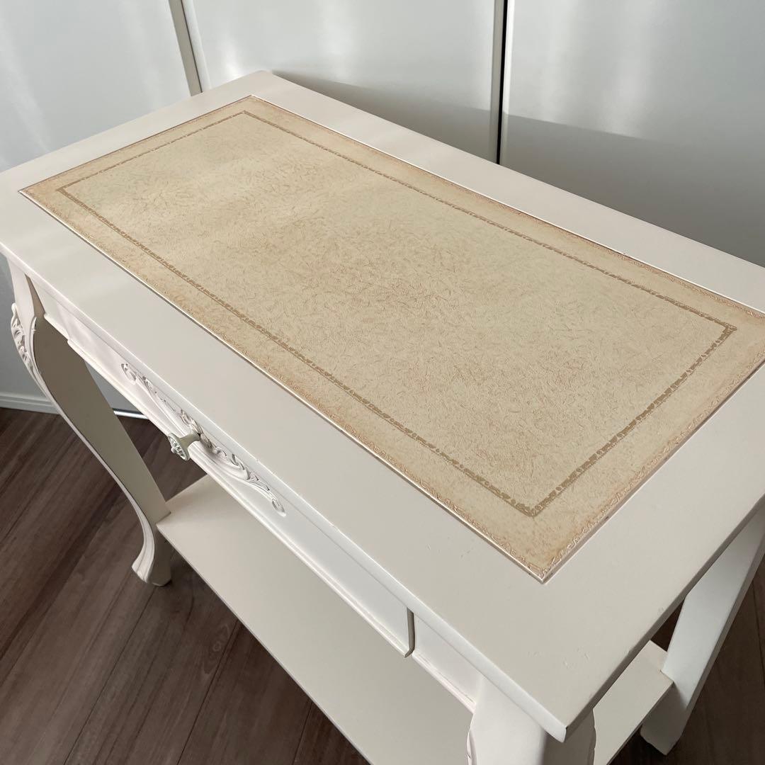 猫脚　ネコ脚　アンティーク　パソコンデスク　家具　机　テーブル　花台　フラワー