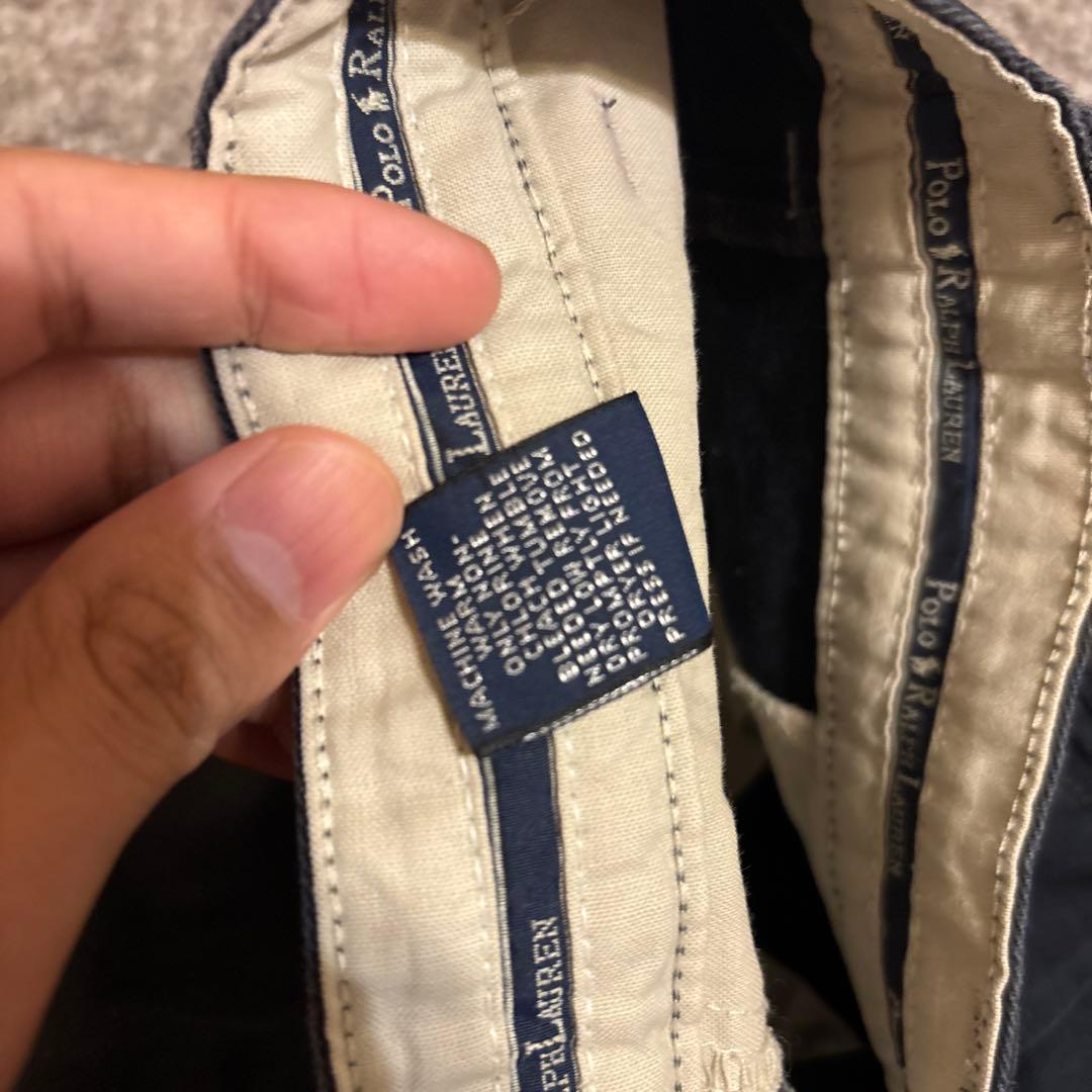 む*つ様 90s Polo Chino ネイビーブラック 2タックチノトラウザー