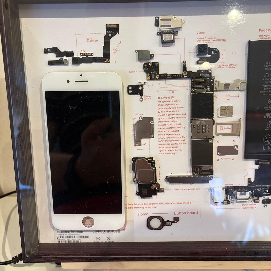 iPhone 6s 分解図 アートフレーム