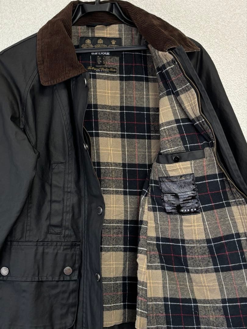 【希少サイズ】バブアー ビデイルSL オイルドジャケット ブラック