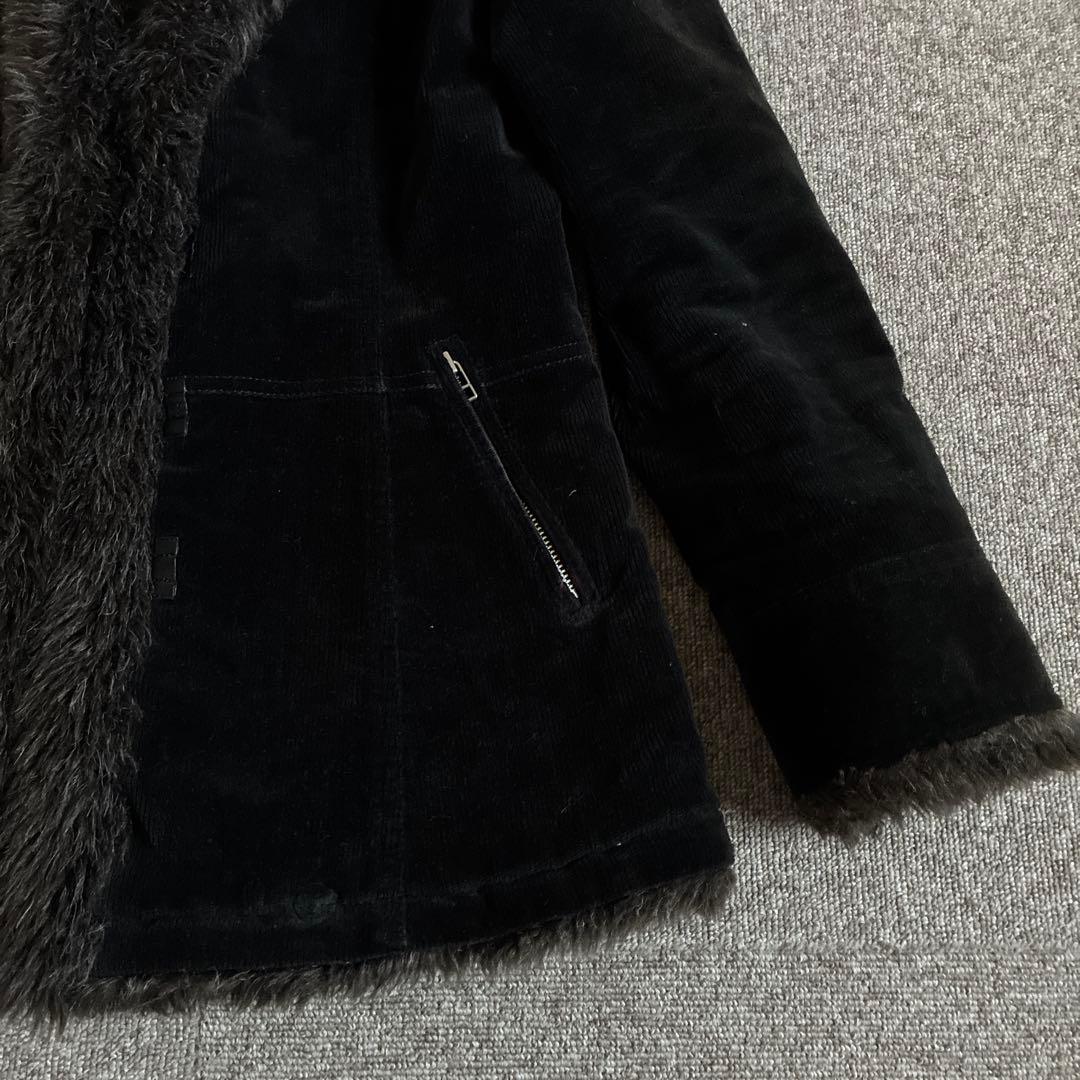 BURBERRY BLUE LABEL ブラックファーコート サイズ40