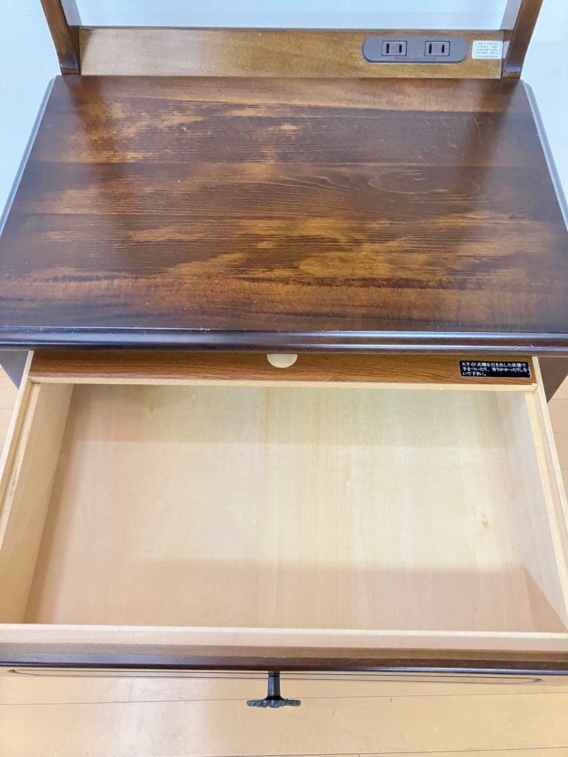 カリモク　コルクボード　フリーボート　コンセント付　電話/FAX台　玄関ラック