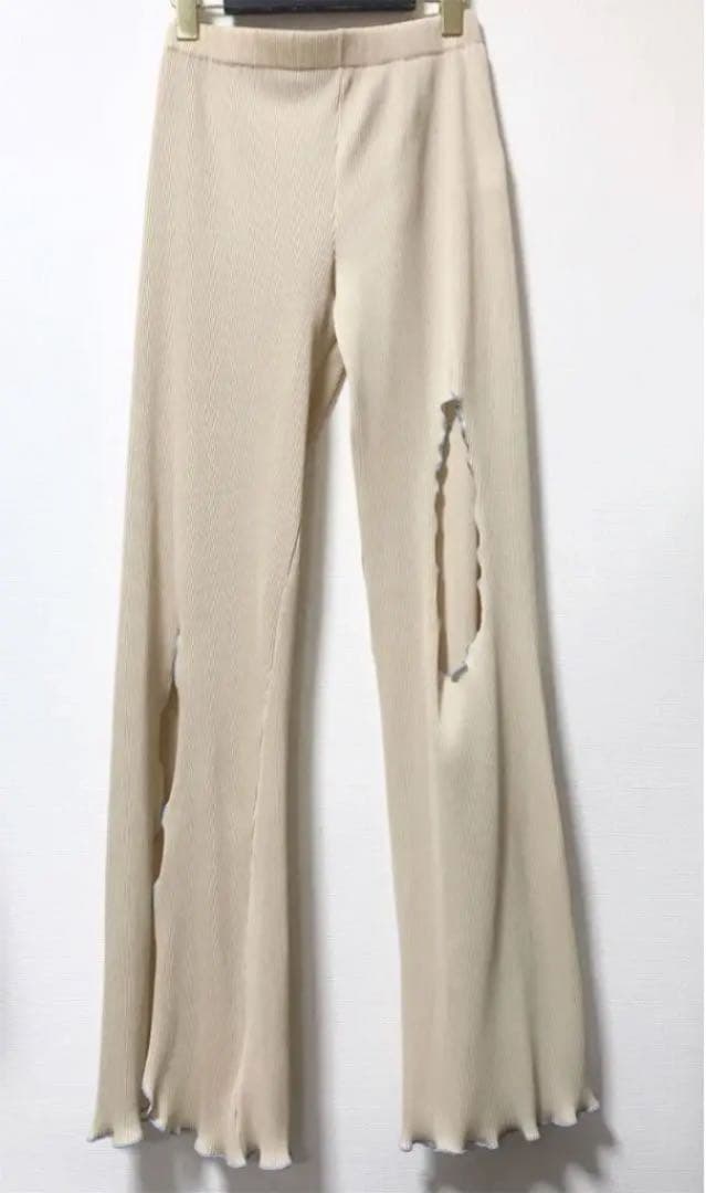 新品 20ss kotohayokozawa プリーツパンツベージュ