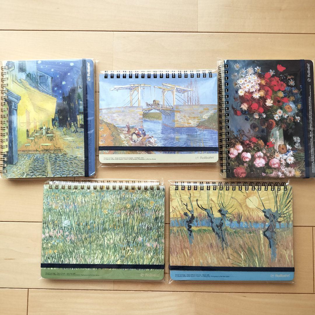 【DELFONICS】ロルバーン Rollbahn 大ゴッホ展ポケット付メモ L