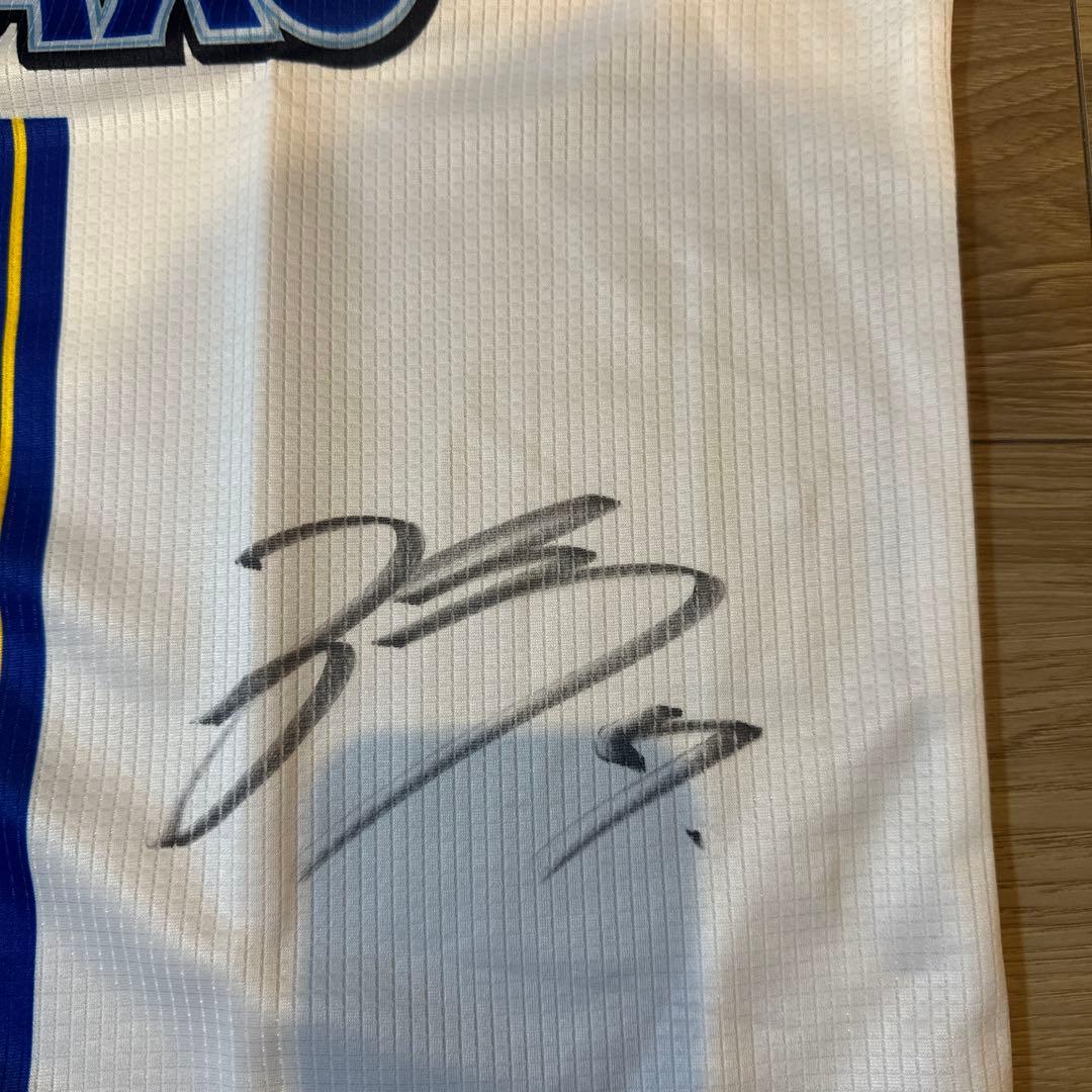 サイン入り！横浜DeNAベイスターズ 宮﨑敏朗ユニフォーム L