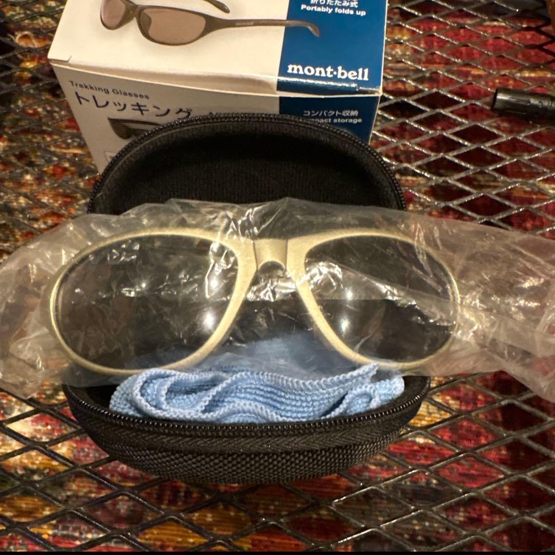 mont-bell トレッキンググラス シルバーメタリック×ライトグレー
