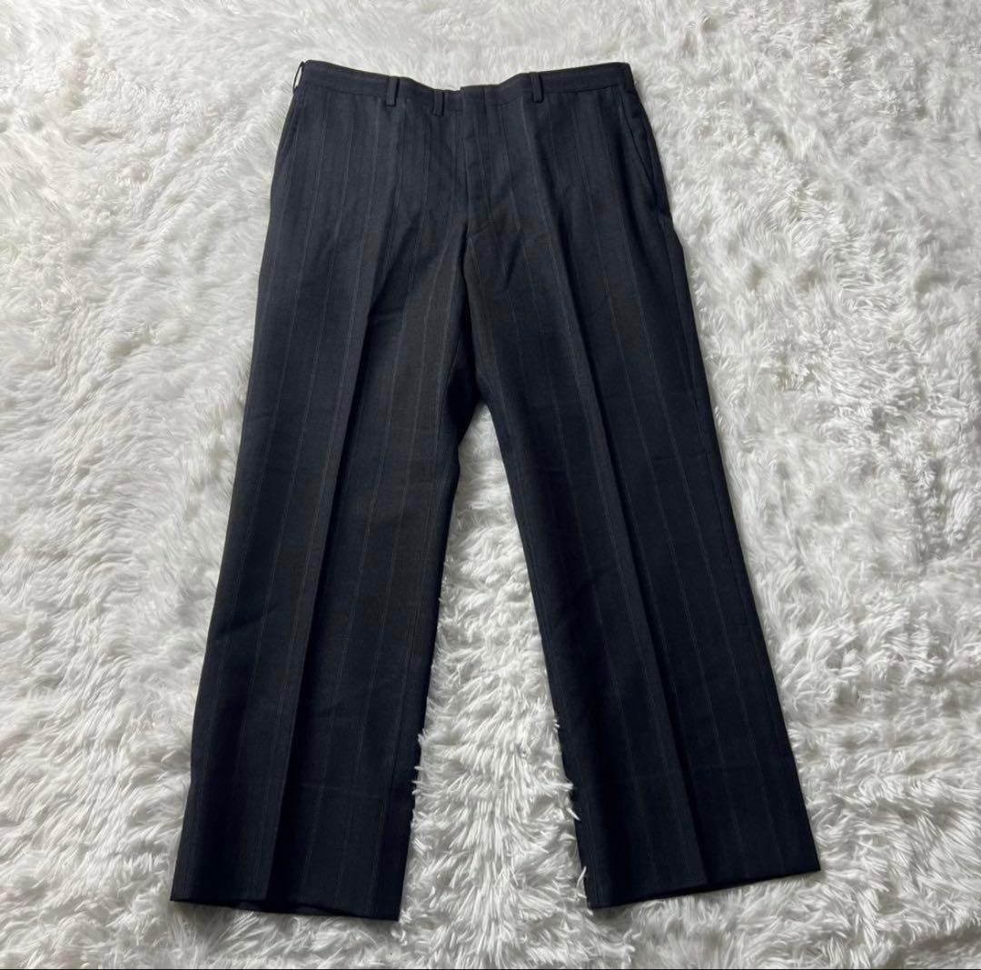 90s BURBERRY バーバリー ダブル　セットアップ　スーツ　ストライプ