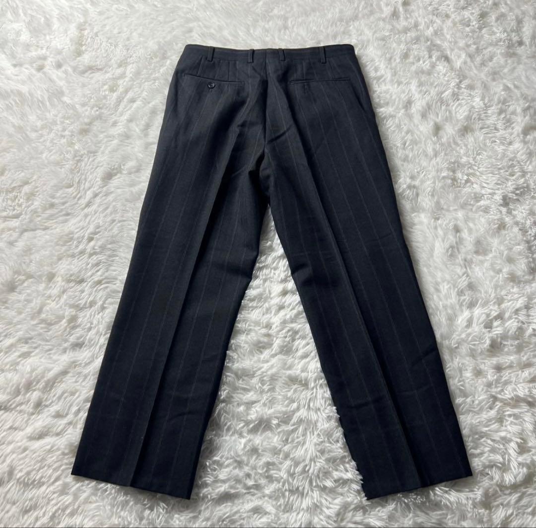 90s BURBERRY バーバリー ダブル　セットアップ　スーツ　ストライプ