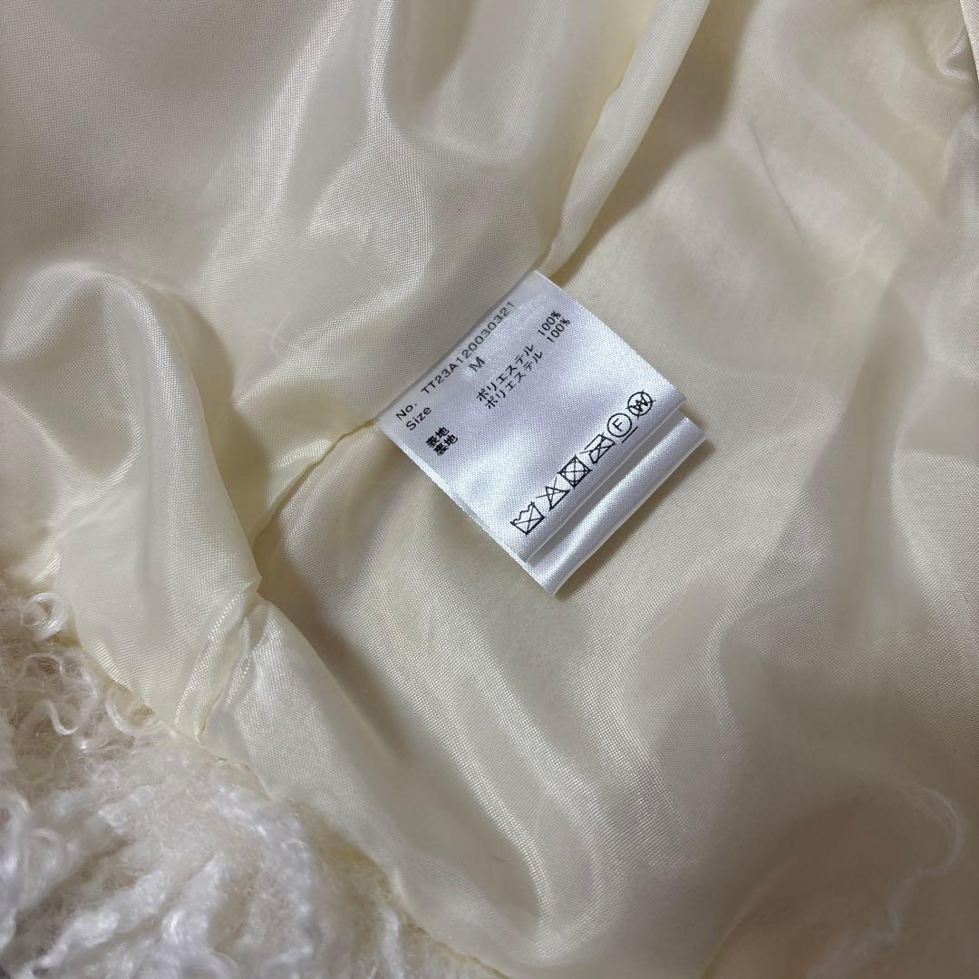 THE TOE ホワイトファーコート