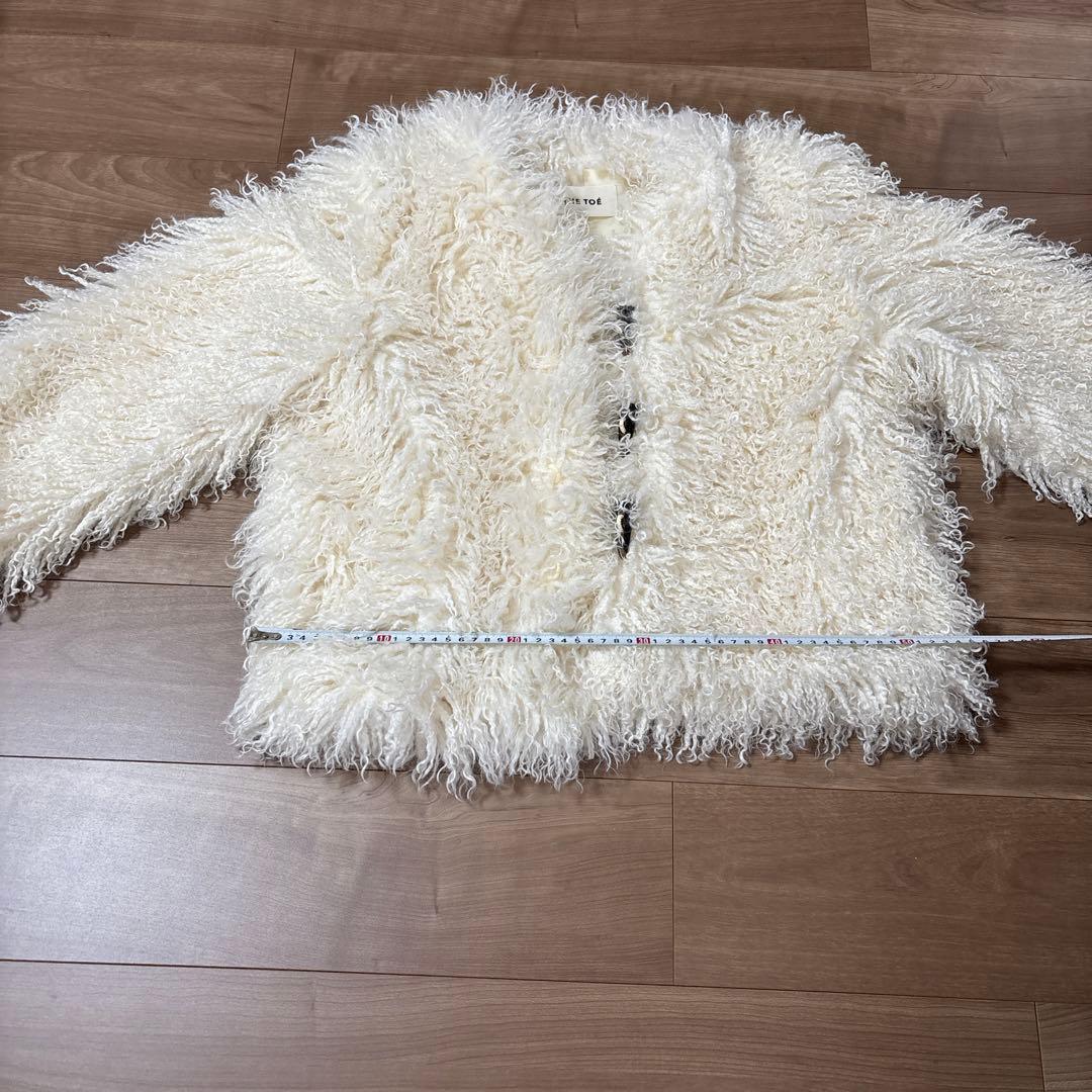 THE TOE ホワイトファーコート