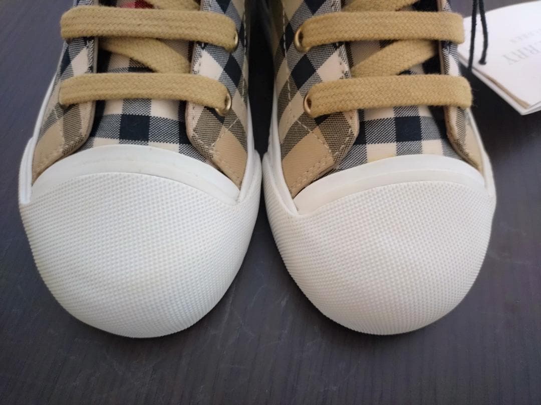BURBERRY CHILDREN ノバチェック柄スニーカー　18.5