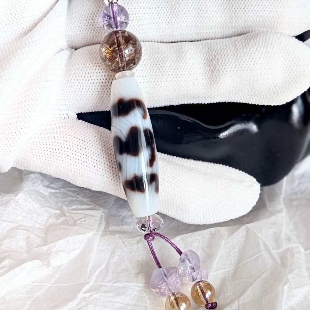 tabe1224様お纏め ネックレス 五福臨門天珠 白天珠 三連眼天珠ブレス