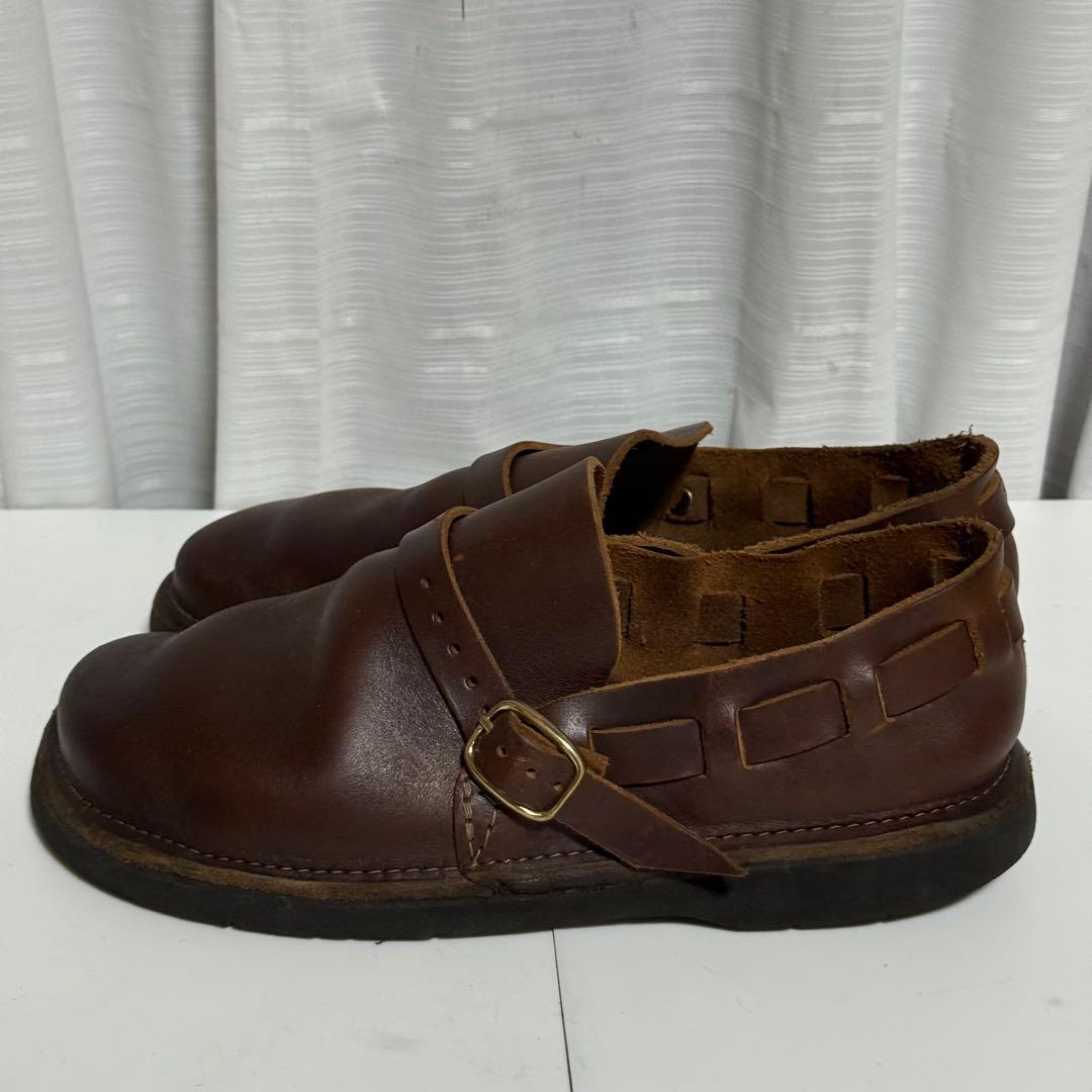 ⭐️極美品⭐️フェルナンドフットウェア　ベルトストラップ　スリッポン　レザー