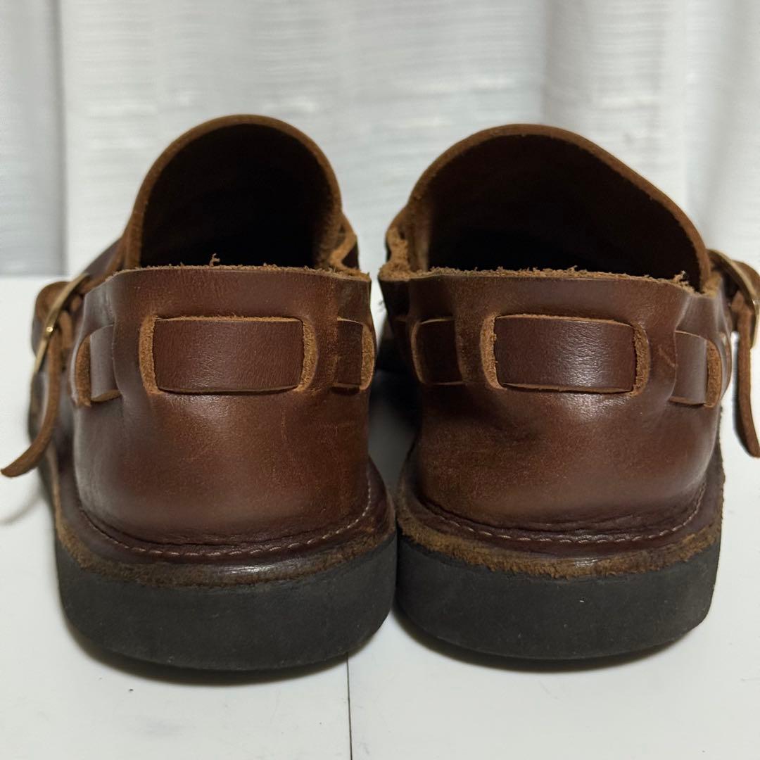 ⭐️極美品⭐️フェルナンドフットウェア　ベルトストラップ　スリッポン　レザー