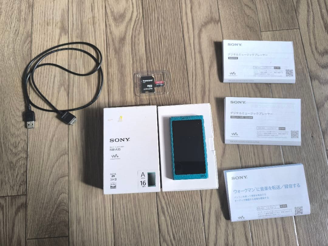 SONY ウォークマン NW-A35 Aシリーズ ブルー 本体 付属品
