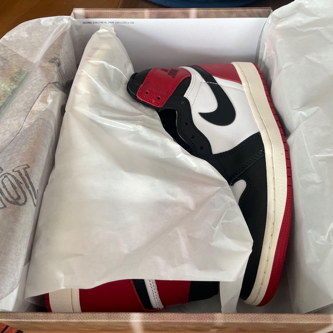 まさゆあエアジョーダン 1 レトロ HIGH OG \"Black Toe\"