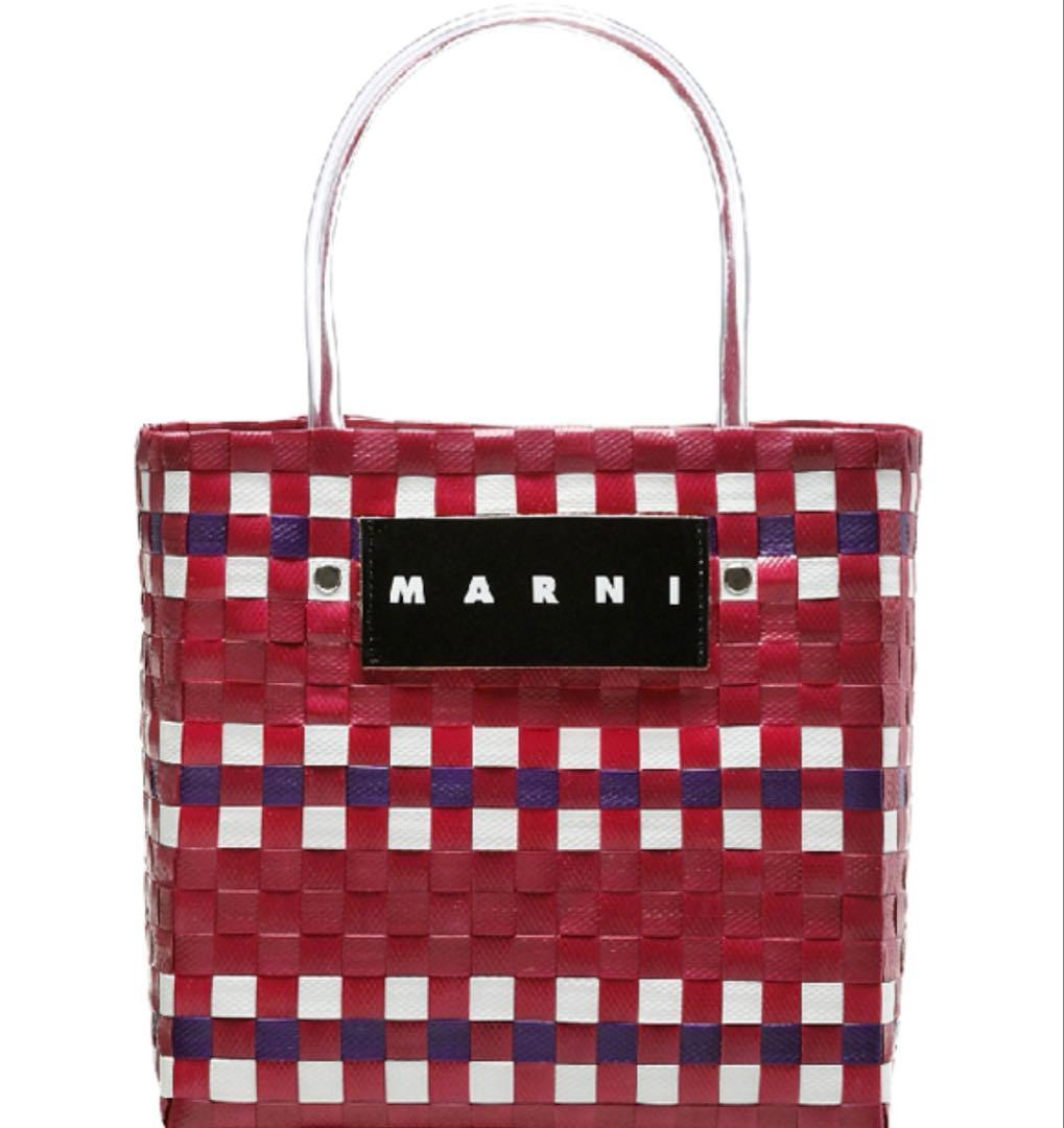 マルニフラワーカフェ ミニ バスケットバッグ