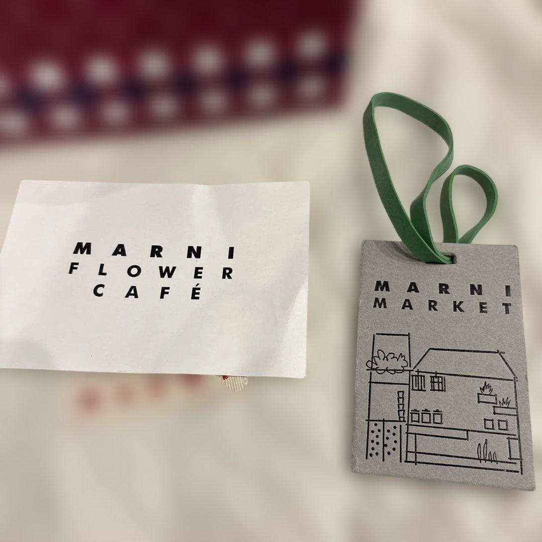 マルニフラワーカフェ ミニ バスケットバッグ