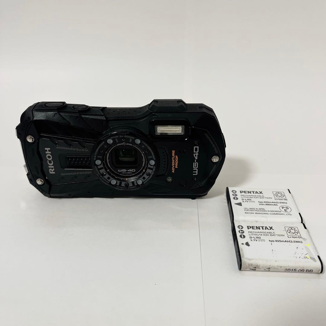 RICOH WG-40 防水デジタルカメラ