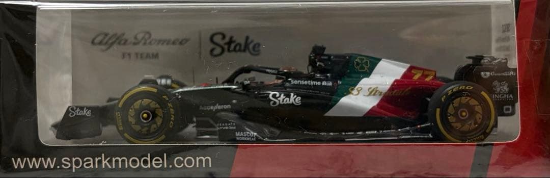 スパーク 1/43 アルファロメオC43 ボッタス 2023イタリア10位