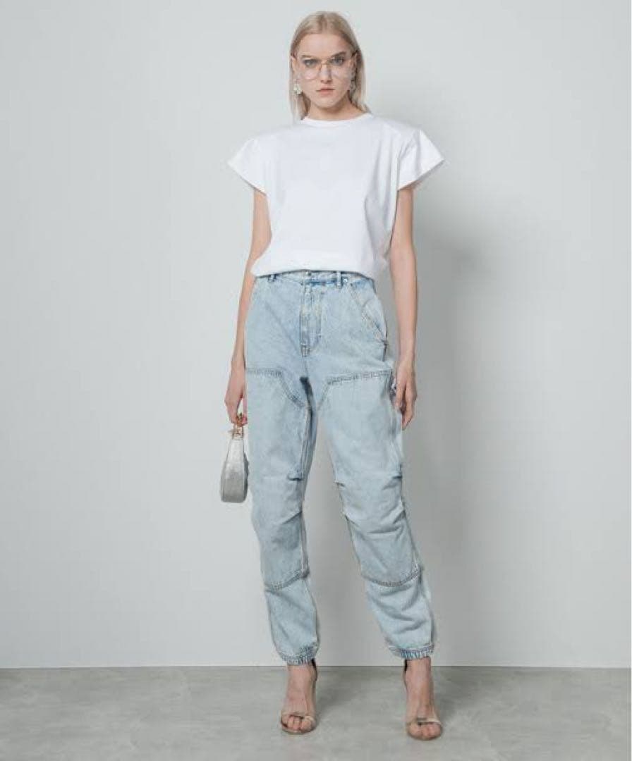 アレキサンダーワン ダブルフロント デニム カーペンターパンツ 24