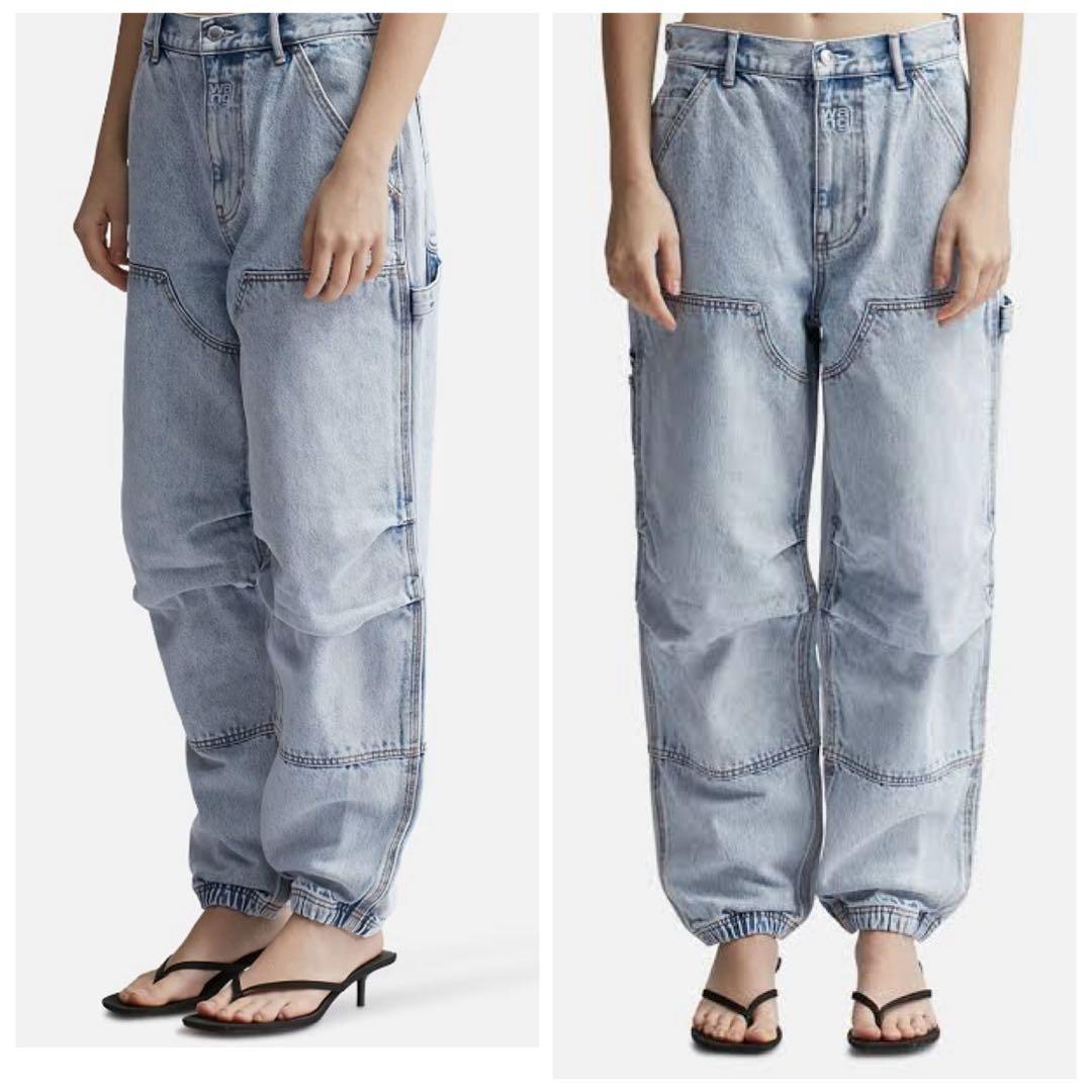 アレキサンダーワン ダブルフロント デニム カーペンターパンツ 24