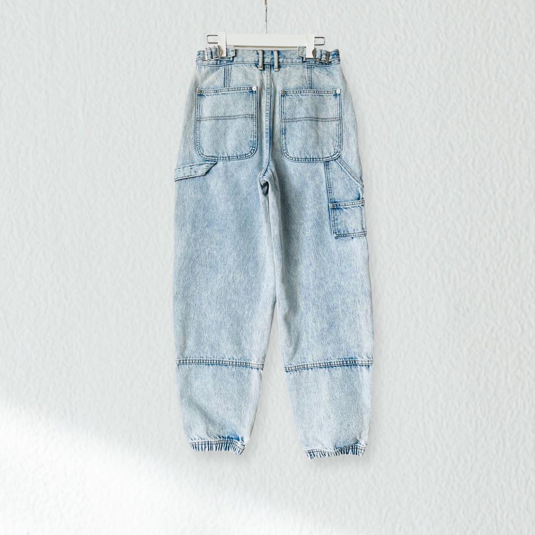 アレキサンダーワン ダブルフロント デニム カーペンターパンツ 24