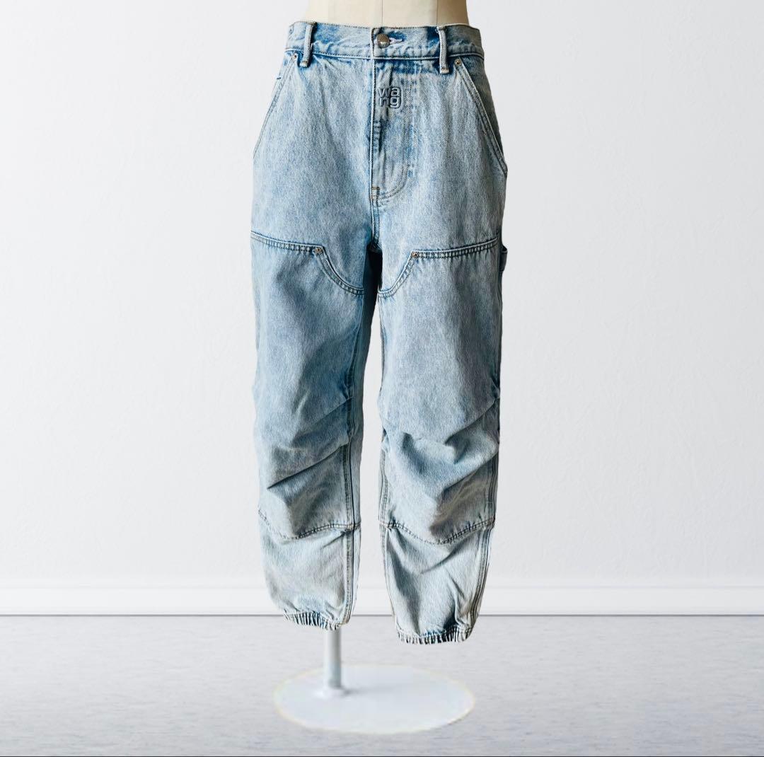 アレキサンダーワン ダブルフロント デニム カーペンターパンツ 24