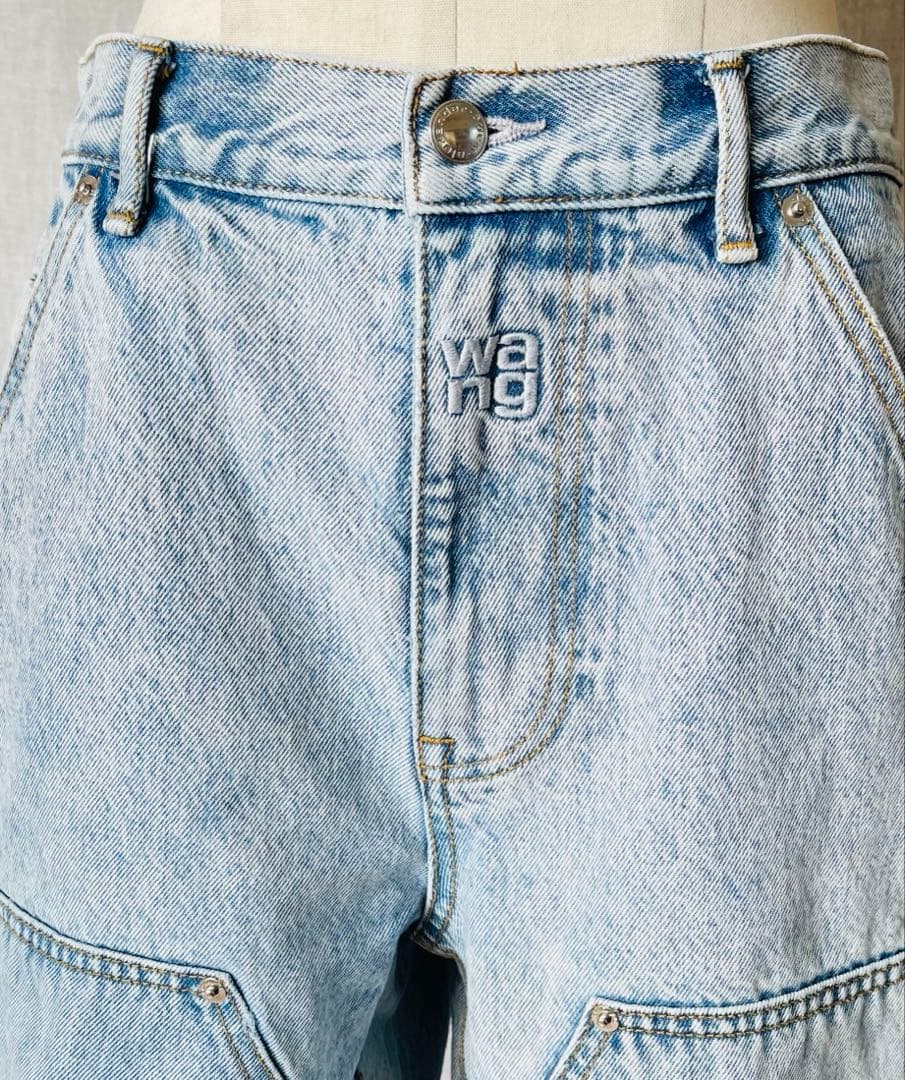 アレキサンダーワン ダブルフロント デニム カーペンターパンツ 24