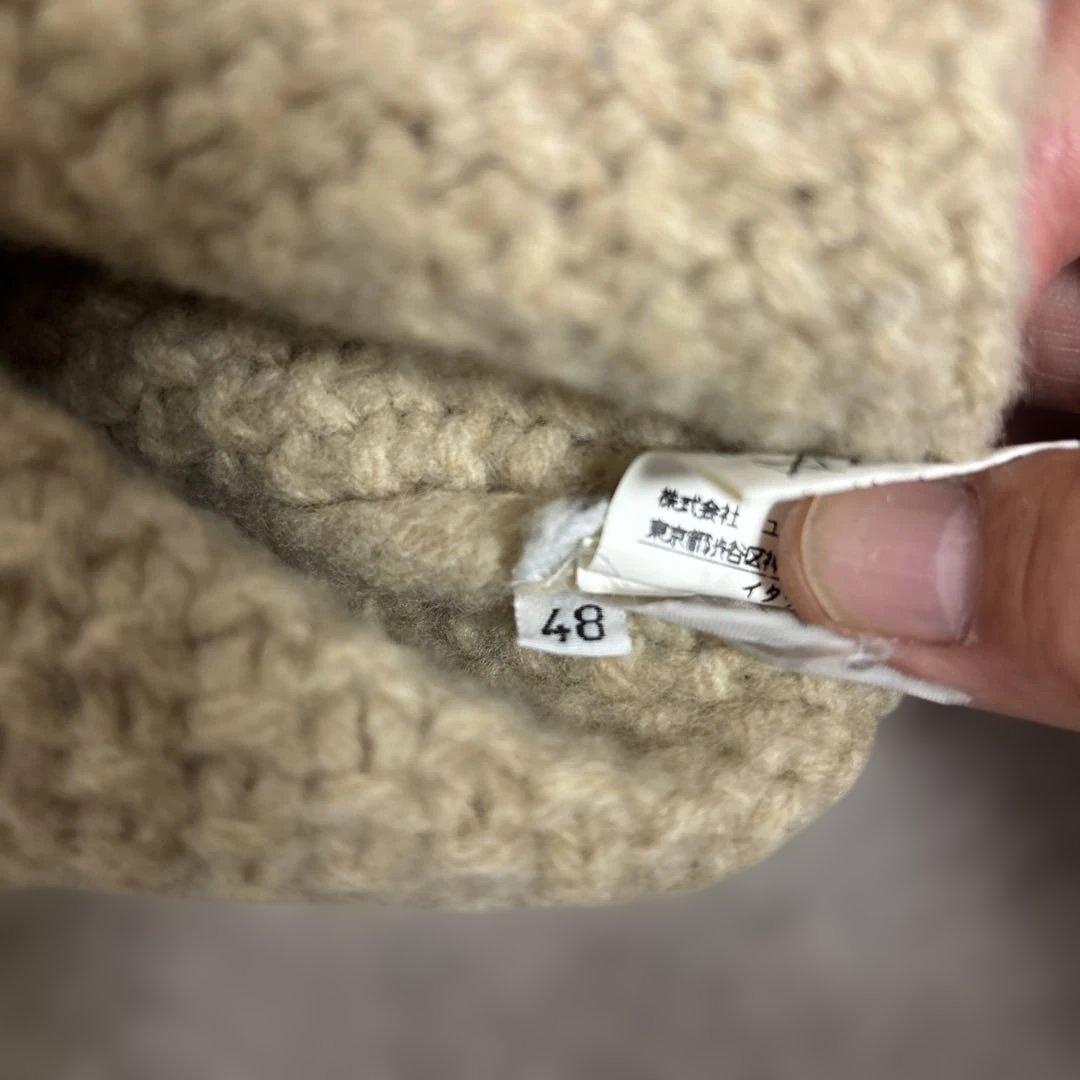 Cruciani /クルチアーニ 厚手ニット（モックネックに近く首元をホールド）