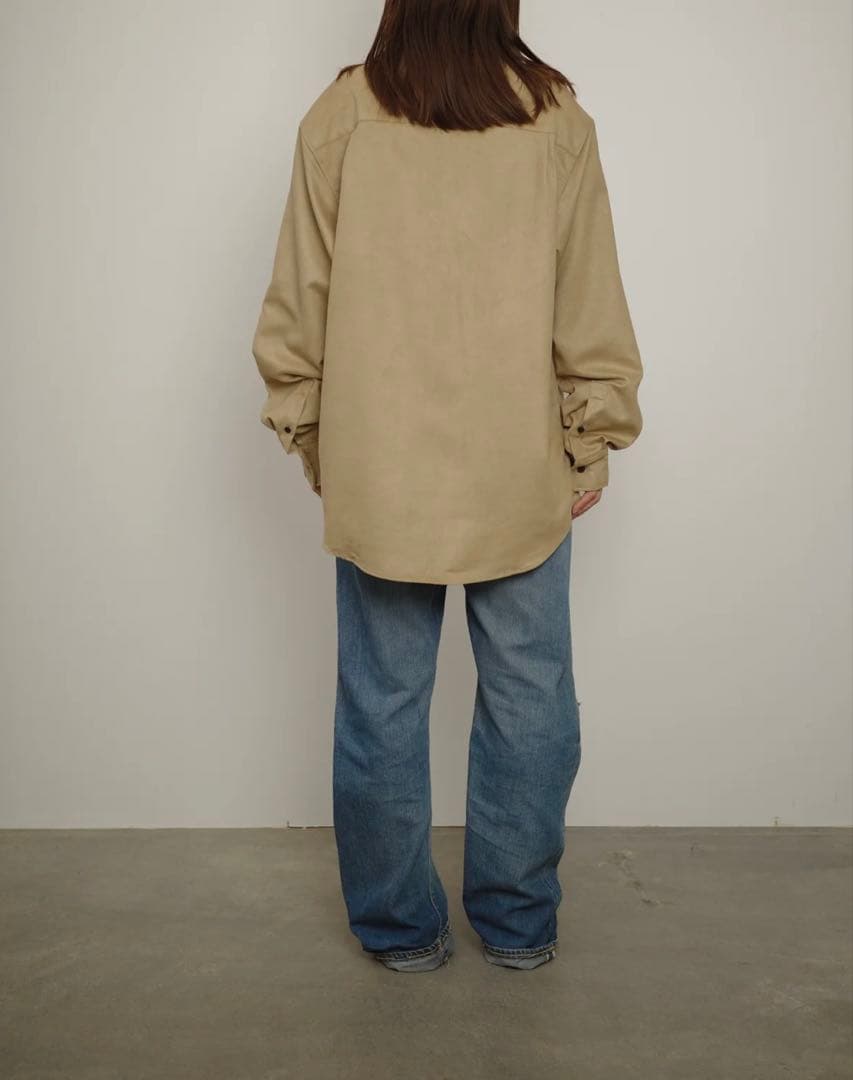 トップス OOTHO Original Faux Suede Shirt / Sand