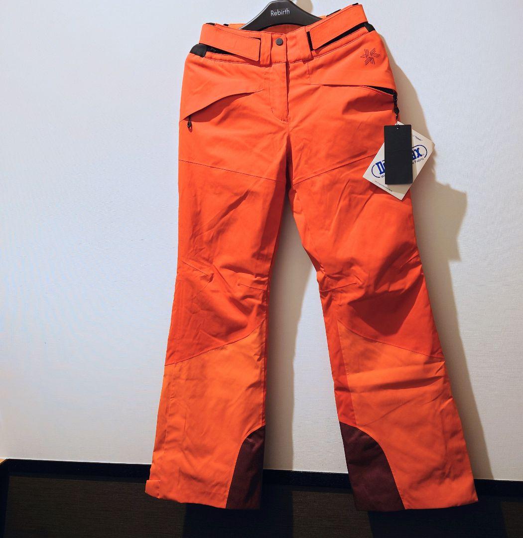 新品未使用 Goldwin スキーウェア パンツ Sサイズ オレンジ