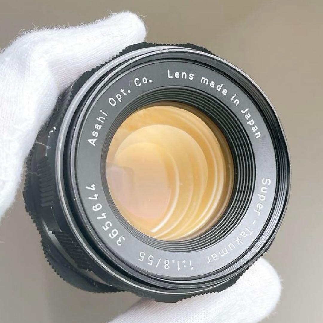 【虹色フレア】Super Takumar 55mm f1.8 整備済 m42