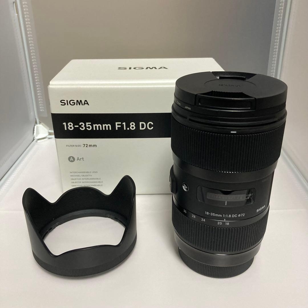 【美品】SIGMA 18-35mm F1.8 DC HSM Canon用