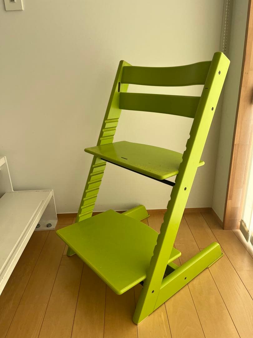 STOKKE TRIPP TRAPPトリップトラップ廃盤グリーンベビーセット付き