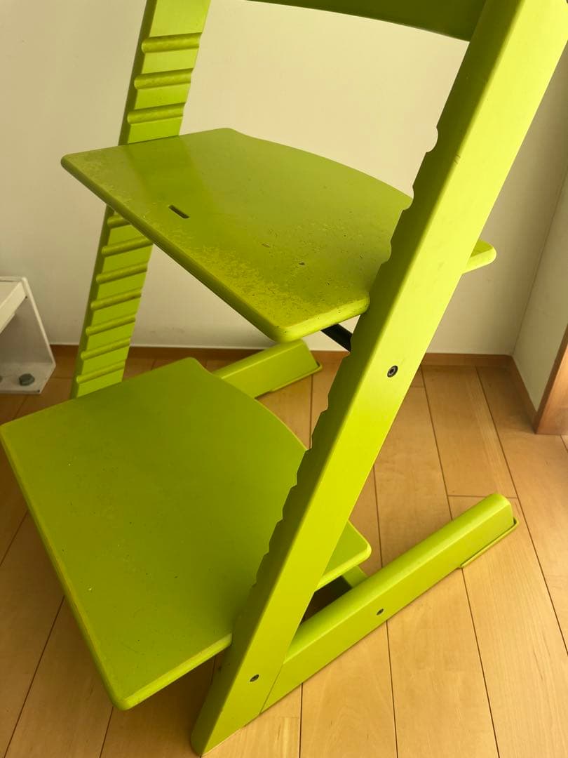 STOKKE TRIPP TRAPPトリップトラップ廃盤グリーンベビーセット付き