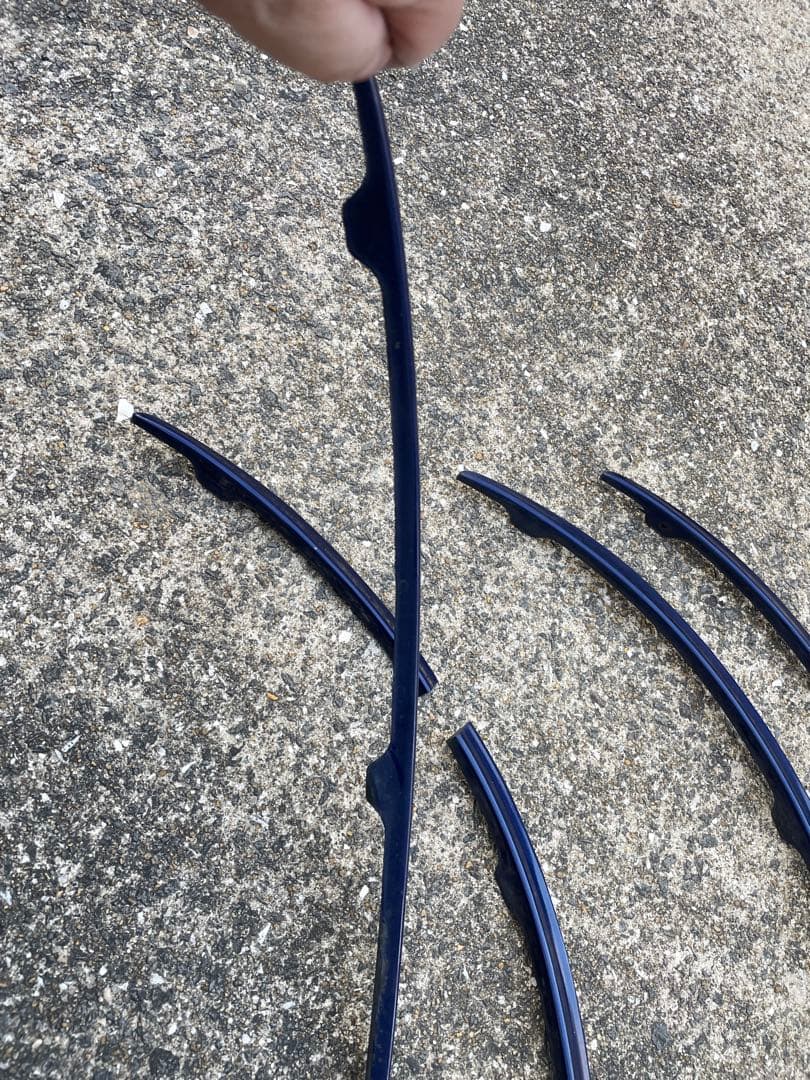 【送料無料】フェンダーモール 汎用タイプ 　スーパーポリウレタン製　４本