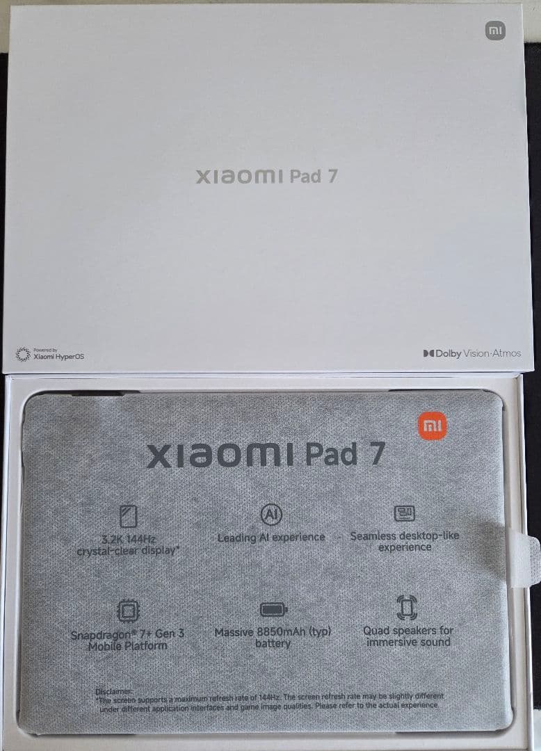 Xiaomi Pad 7 8GB+128GB 日本版