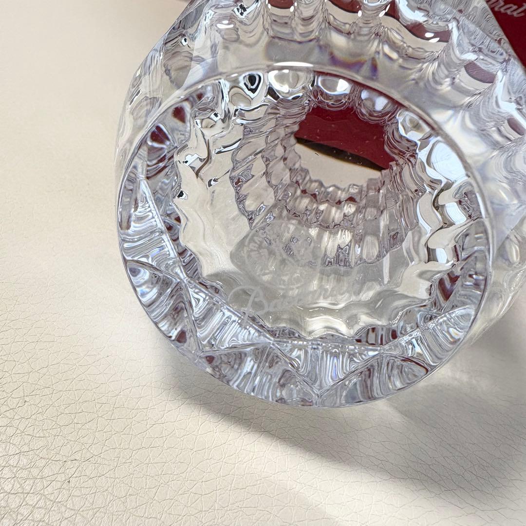 【未使用】Baccarat ルクソール ベース　花瓶　15㎝　箱有り